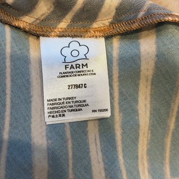 Anthropologie FARM RIO Geometric Halter‎ Maxi Dress Size XS Silky Earth Tones - Picture 12 of 14